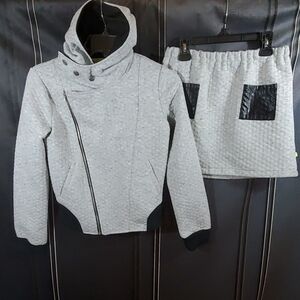 Kind Is Cool jacket and skirt set